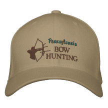Bow Hunting, State by State Embroidered Hats