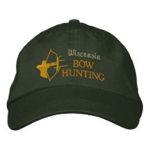 Bow Hunting, State by State Embroidered Hats