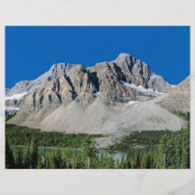 Bow Lake Icefields Parkway Alberta Canada Flyer Design