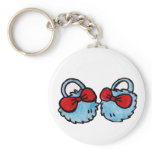 Bow Slippers Keychain