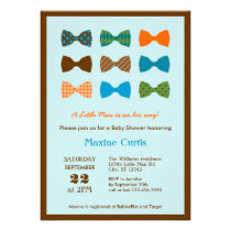 Bow Tie Baby Shower Invitation invitations