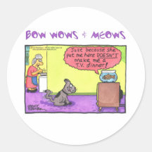 BOW WOWS & MEOWS - Just because she.. Stickers