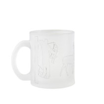 Bowhunter in Treestand Shooting Deer Coffee Mug