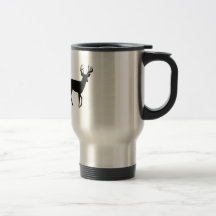 Bowhunter in Treestand Shooting Deer Mug