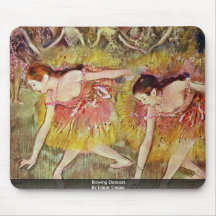 Bowing Dancers By Edgar Degas Mousepad