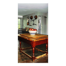 Bowl of Apples on Table Custom Photo Card