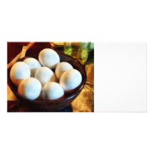 Bowl of Eggs Photo Card