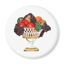 Bowl of Fruit Fridge Magnet