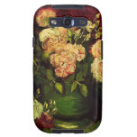 Bowl of Peonies and Rose,Vincent van Gogh Galaxy S3 Cases