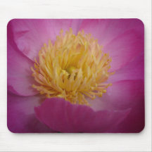 Bowl of Peony Centre Mouse Pads