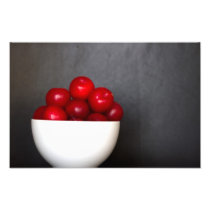 Bowl of Plums Photo Print