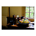 Bowl of Vegetables and Jars Cards