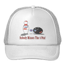 Bowling 5 Pin Hats