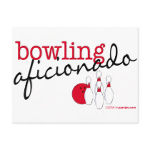Bowling Aficionado Post Card