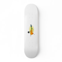 Bowling Alien Mom Skateboard Deck