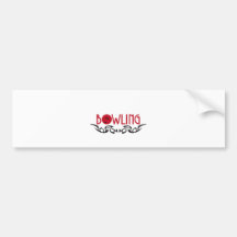 bowling autosticker