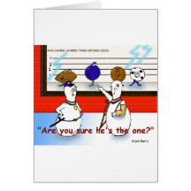Bowling Ball Crimes Funny Gifts & Collectibles Greeting Card