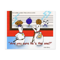 Bowling Ball Crimes Funny Gifts & Collectibles Postcards