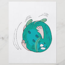 Bowling Ball Flyer Design