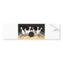 Bowling Ball & Pins: 3D Model: