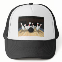 Bowling Ball & Pins: 3D Model: