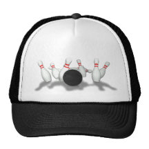 Bowling Ball & Pins: 3D Model: Trucker Hat