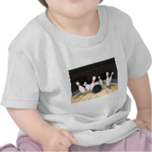 Bowling Ball & Pins: 3D Model: Tshirt