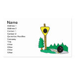 Bowling Ball Sign Business Card