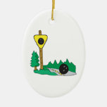Bowling Ball Sign Ornament