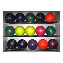 Bowling Balls Personalized Announcement