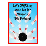 Bowling Birthday Invitation