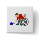 Bowling Pinback Button