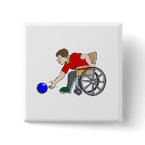 Bowling Pinback Button