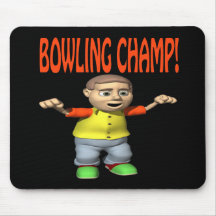 Bowling Champ Mouse Pad