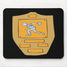 Bowling Champion Mouse Pads