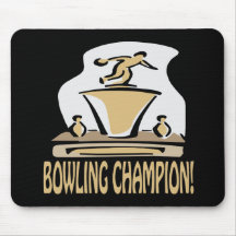 Bowling Champion Mouse Pads