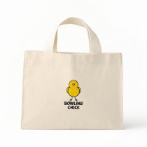 Bowling Chick Tote Bag