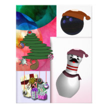 Bowling Christmas Party Invite