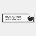 Bowling: Create Your Own Bumper Sticker