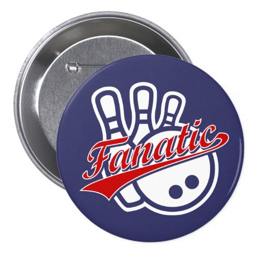 Bowling Fanatic Buttons