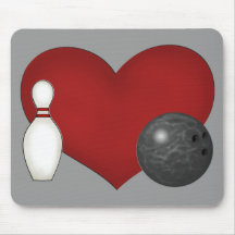 Bowling Fashions Mouse Pads
