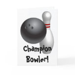 Bowling Fathers Day Card