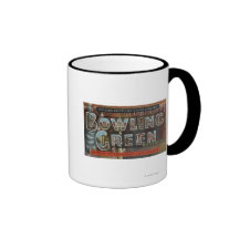 Bowling Green, Kentucky - Large Letter Scenes Coffee Mug