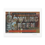 Bowling Green, Kentucky - Large Letter Scenes Post Cards