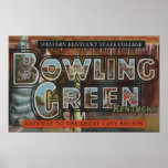 Bowling Green, Kentucky - Large Letter Scenes posters