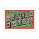 Bowling Green, Ohio - Large Letter Scenes Post Cards
