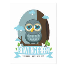 Bowling Green Owl Postcard