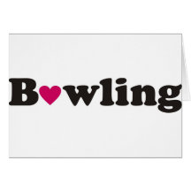 Bowling Greeting Card