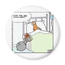 Bowling Hospital Funny Tees Cards Mugs Gifts Fridge Magnet
