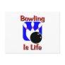 Bowling Is Life Post Cards
